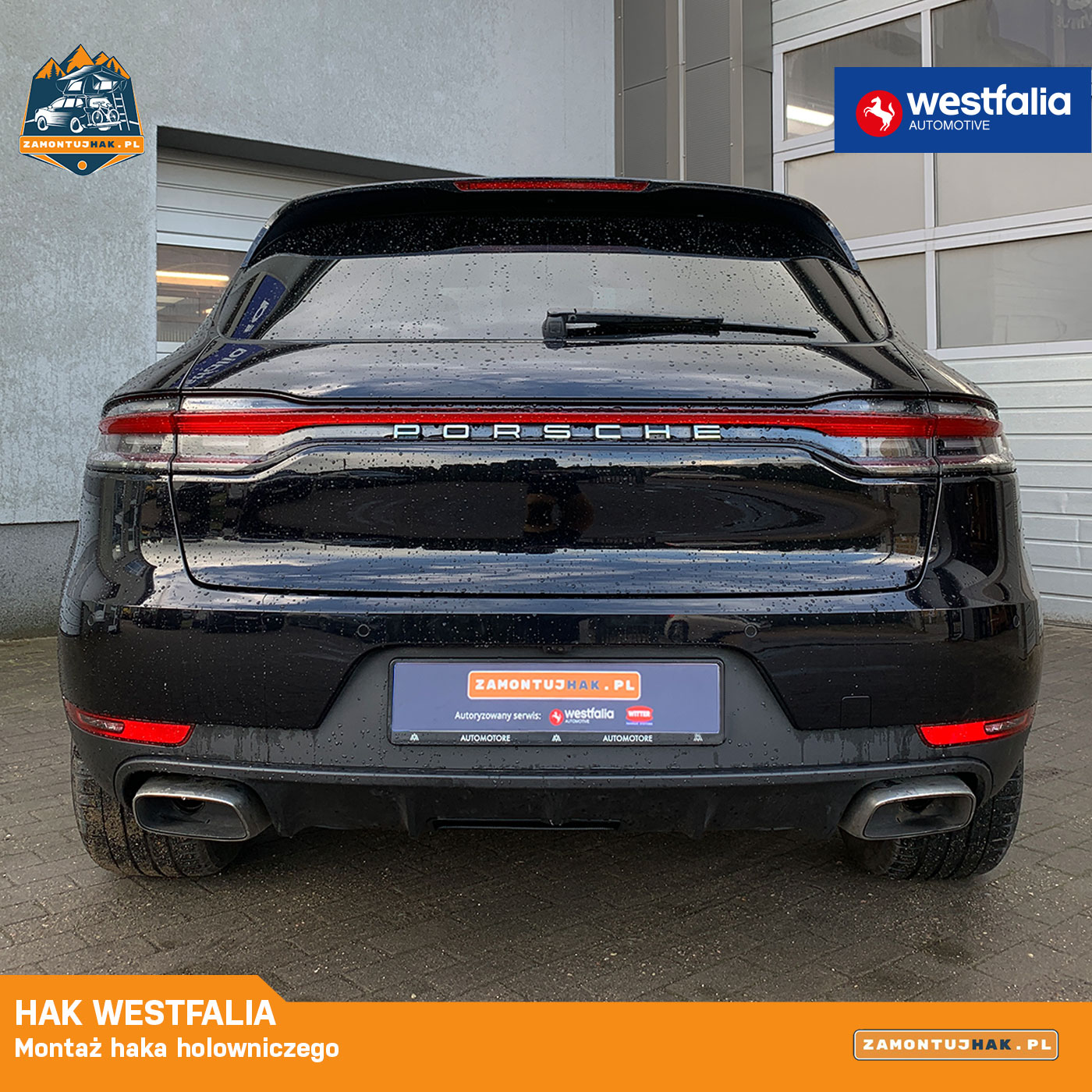 hak holowniczy westfalia w porshe